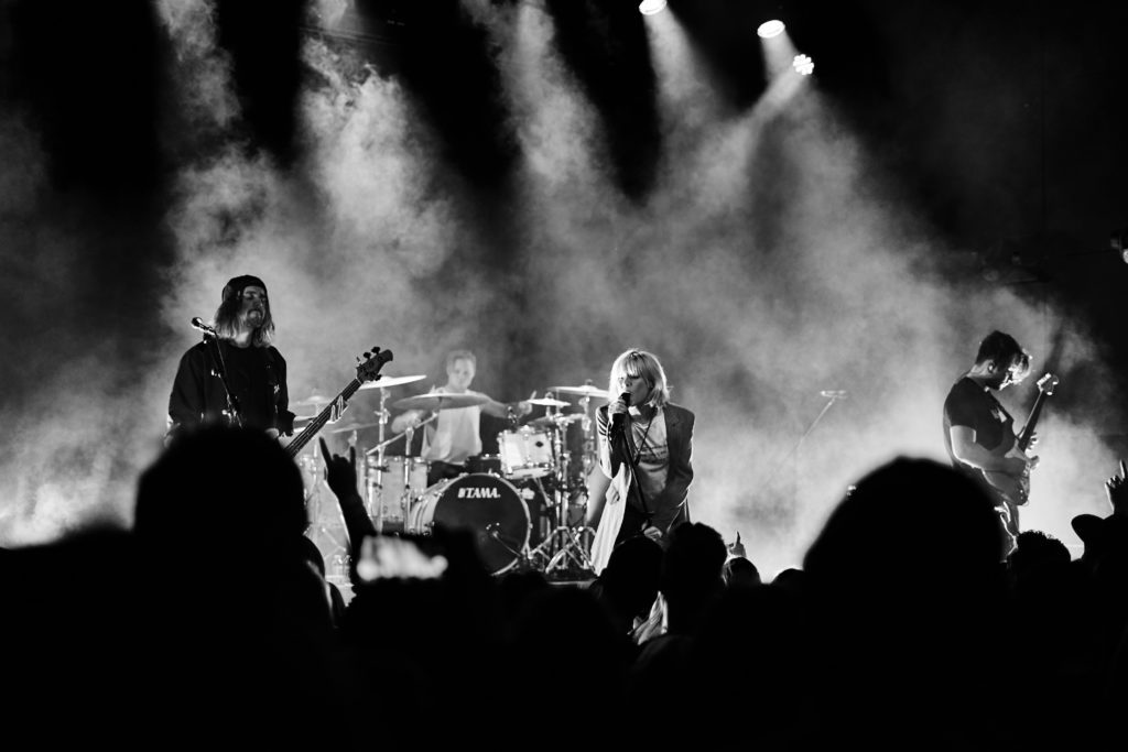 Band on stage